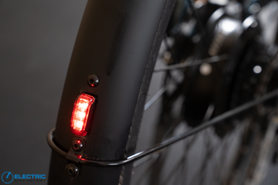 Aventon Level 2 rear fender with integrated brake light