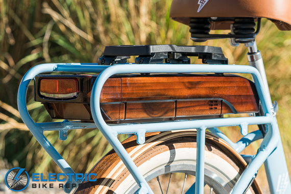 Electric Bike Company Model S Battery Integrated into Rear Rack