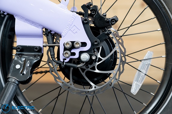 Lectric XP Lite Lavander brake rear