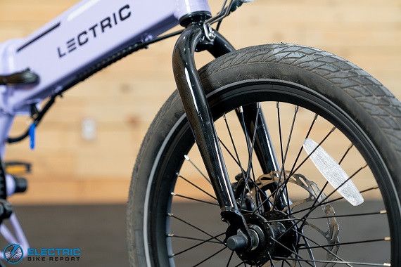 Lectric XP Lite Lavander fork