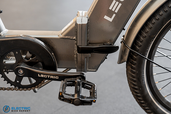 Lectric XP Trike folding frame hinge