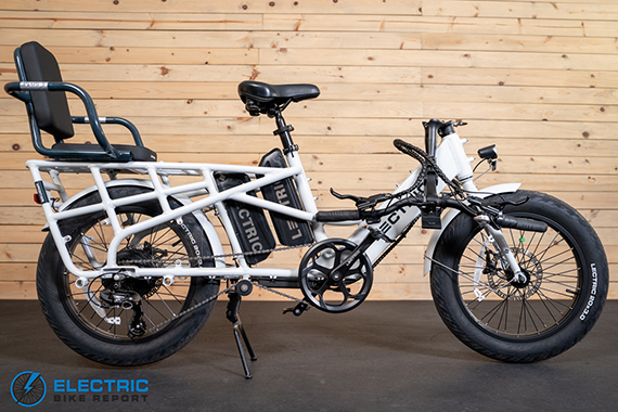 Lectric Xpedition Folded Handlebars