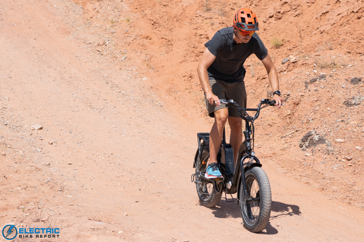 Rad Power Bikes RadExpand 5 E-Bike Review - offroad riding