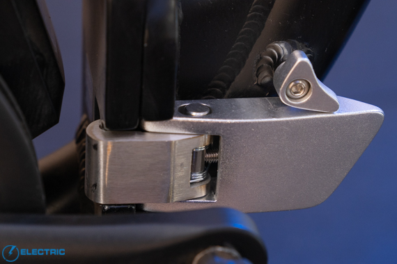 Rad Power Bikes RadExpand 5 E-Bike Review - Folding latch mechanism