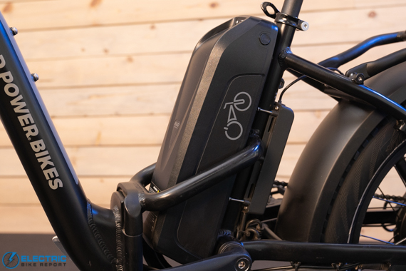 Rad Power Bikes RadExpand 5 E-Bike Review - the expands removable battery